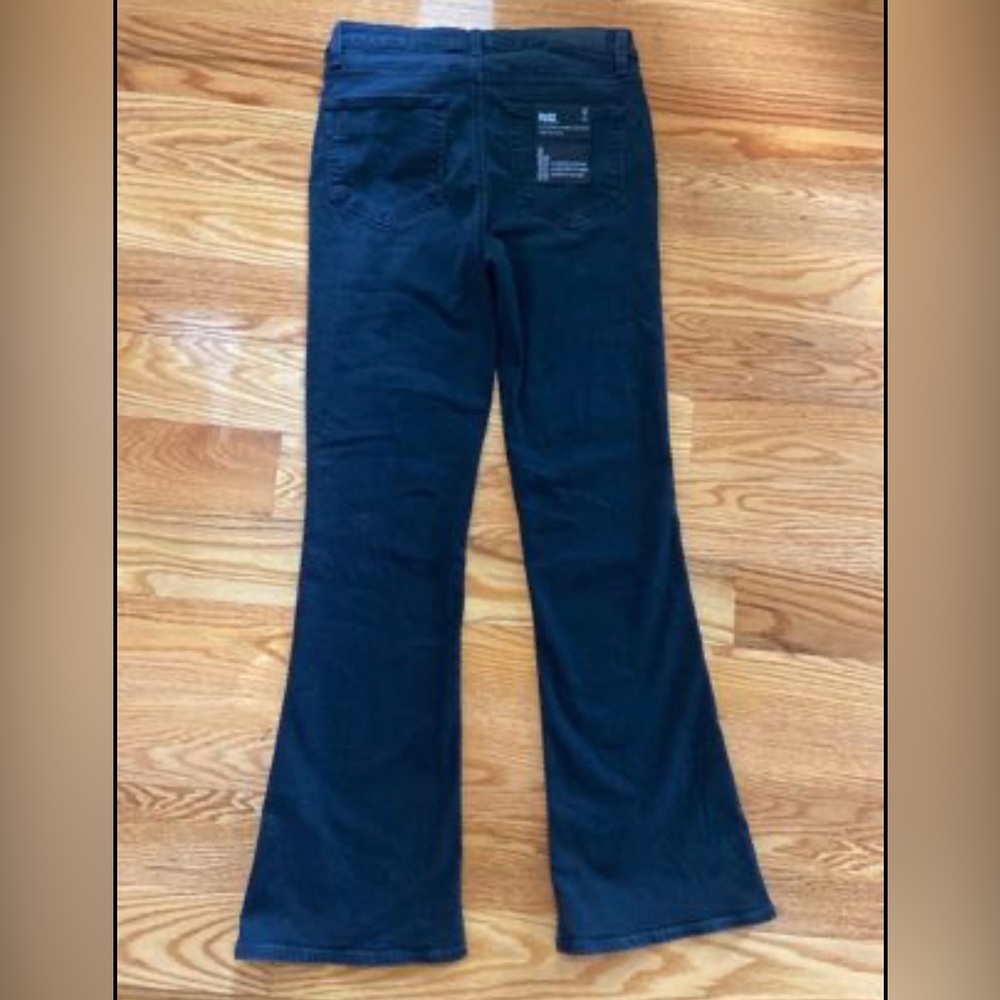 Black Flare Jeans (PAIGE High Rise Laurel Canyon)